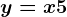 y=x+5