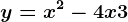 y=x^2-4x+3