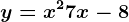 y=x^2+7x-8